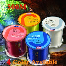 

DAIWA Brand Best Quality 500M Monofilament Nylon Fishing Line 4 Color Available Super Strong Lure Line Material WIRE WHEEL 516