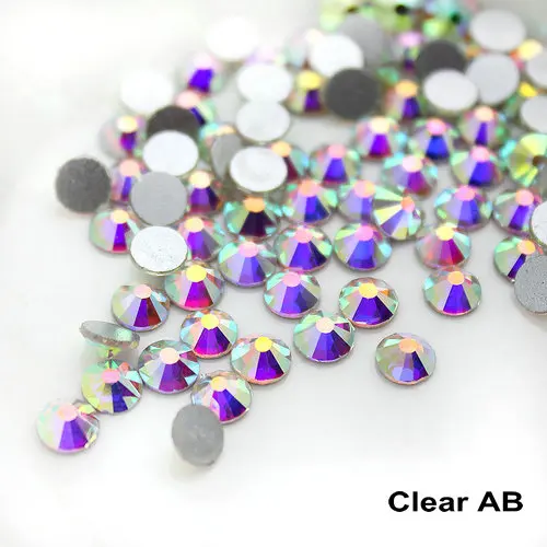20 AB Coated Acrylic Rhinestone Gems 16 mm Love Heart Flatback Sew On 2-Hole