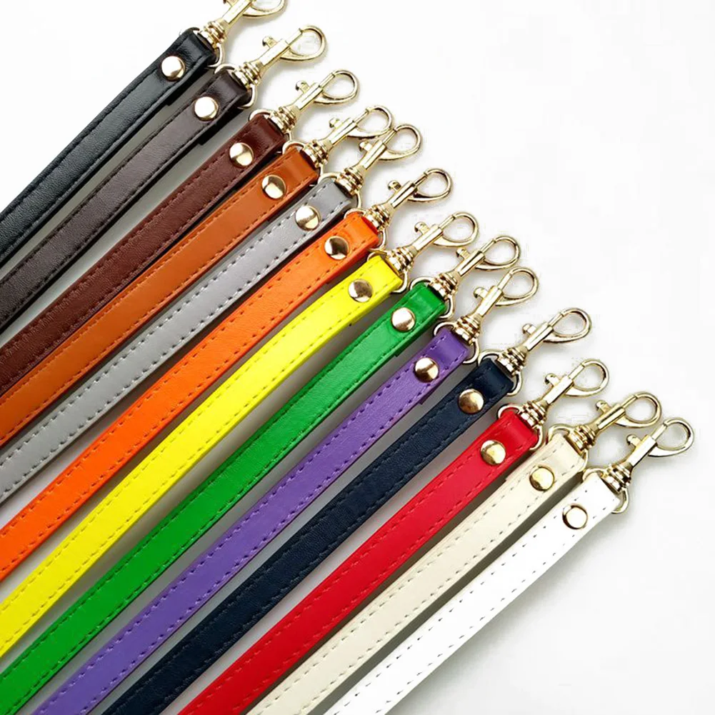 New 120cm Long PU leather Shoulder Bag Strap DIY Handbag Handle Multicolors Handbags Belts Strap for Bag Accessories