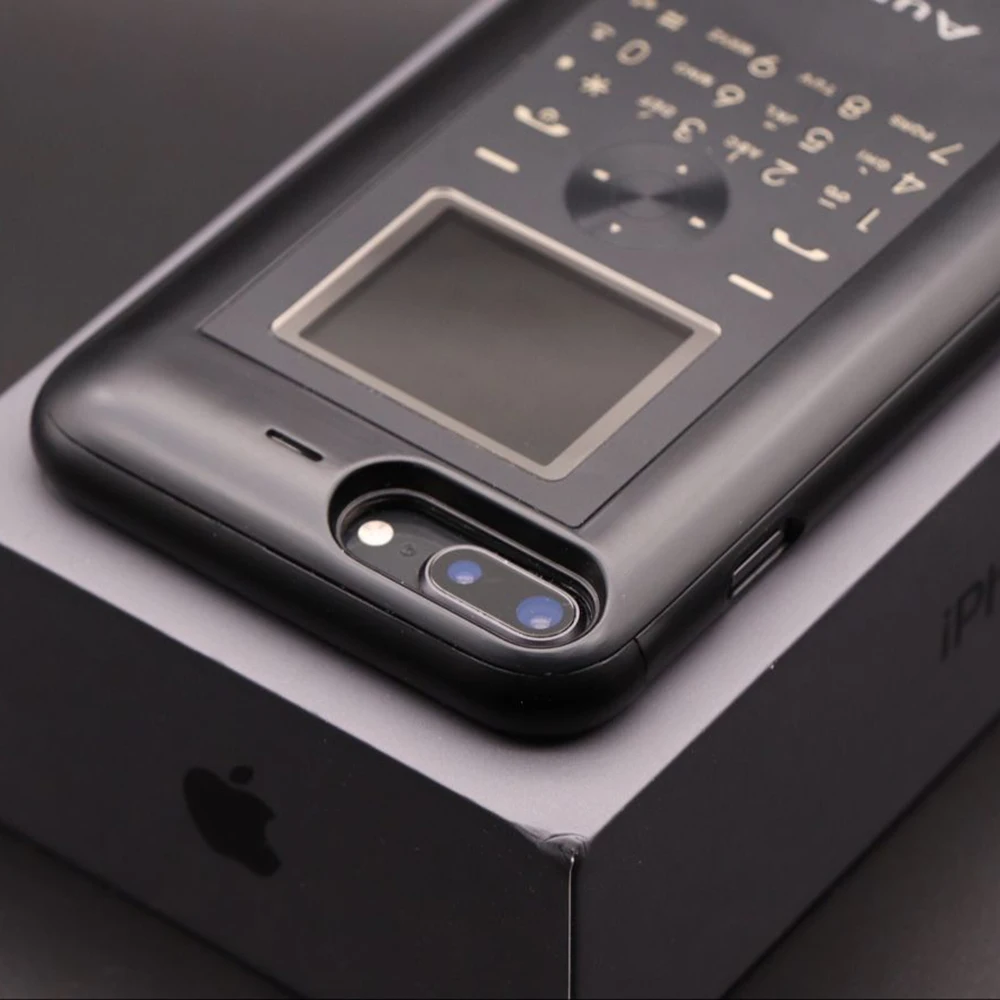 Новые смарт Чехлы для iPhone 6plus/7plus/8plus 3 SIM в режиме ожидания Android система TF Solt