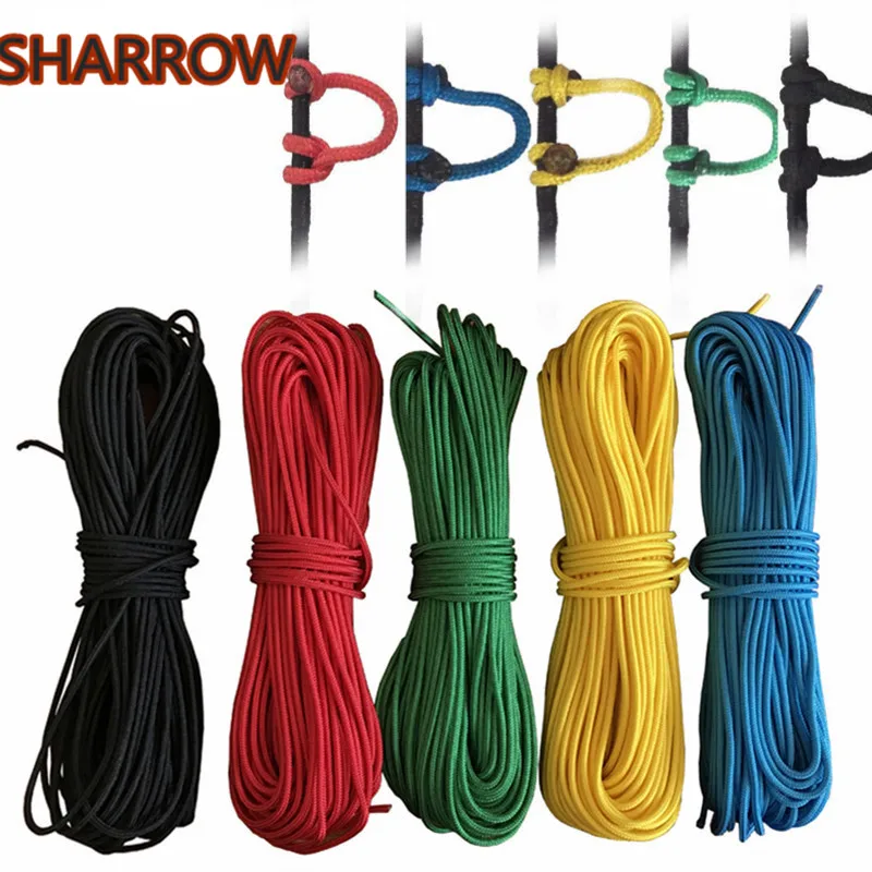 

3 Meter Archery Nocking D Loop Rope String Cord Release Material Compound Bow Release For Outdoor Hunting Shooting Accessories