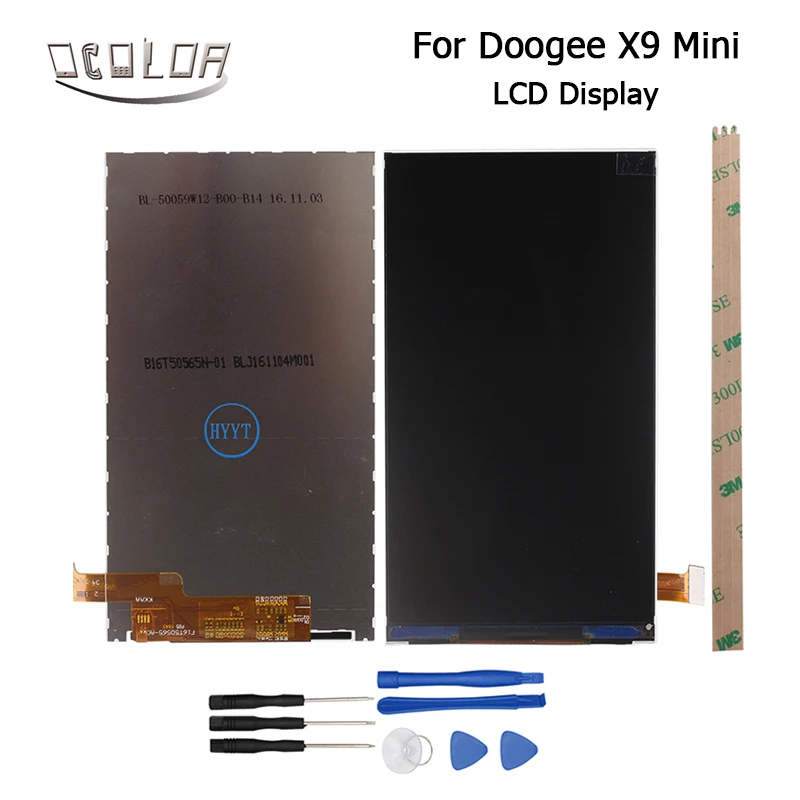 1280x720 FHD For Doogee X9 Mini LCD Display Screen Original 5.0inch Replacement Repair Part Mobile Accessories With Tools | Мобильные