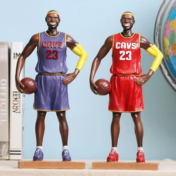 

NBA basketball Star Figurine James Resin Doll Models Birthday Gift Figurines & Miniatures Home Decor Craft
