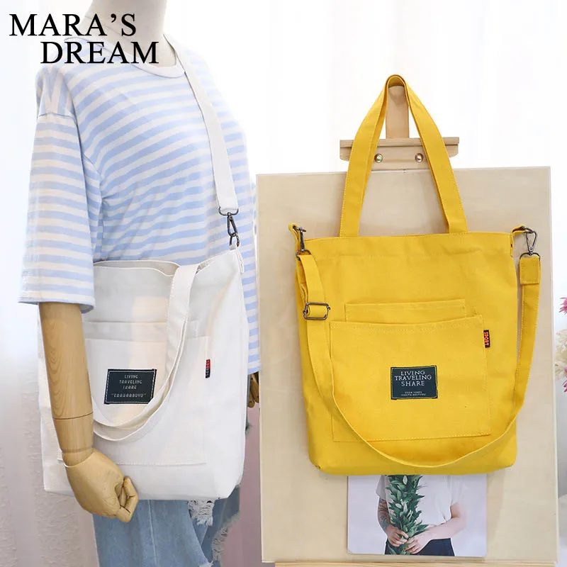Bolsa de lona de gran capacidad Simple para mujer, bolsa con solapa y cremallera Vintage, Bolsos bandolera de hombro para mujer, Bolsos
