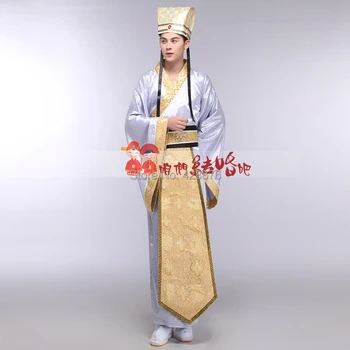 

New 2018 Ancient Chinese Hanfu Costume Men Clothing Traditional China Tang Suit Oriental Chinese Traditional Dress Men togae