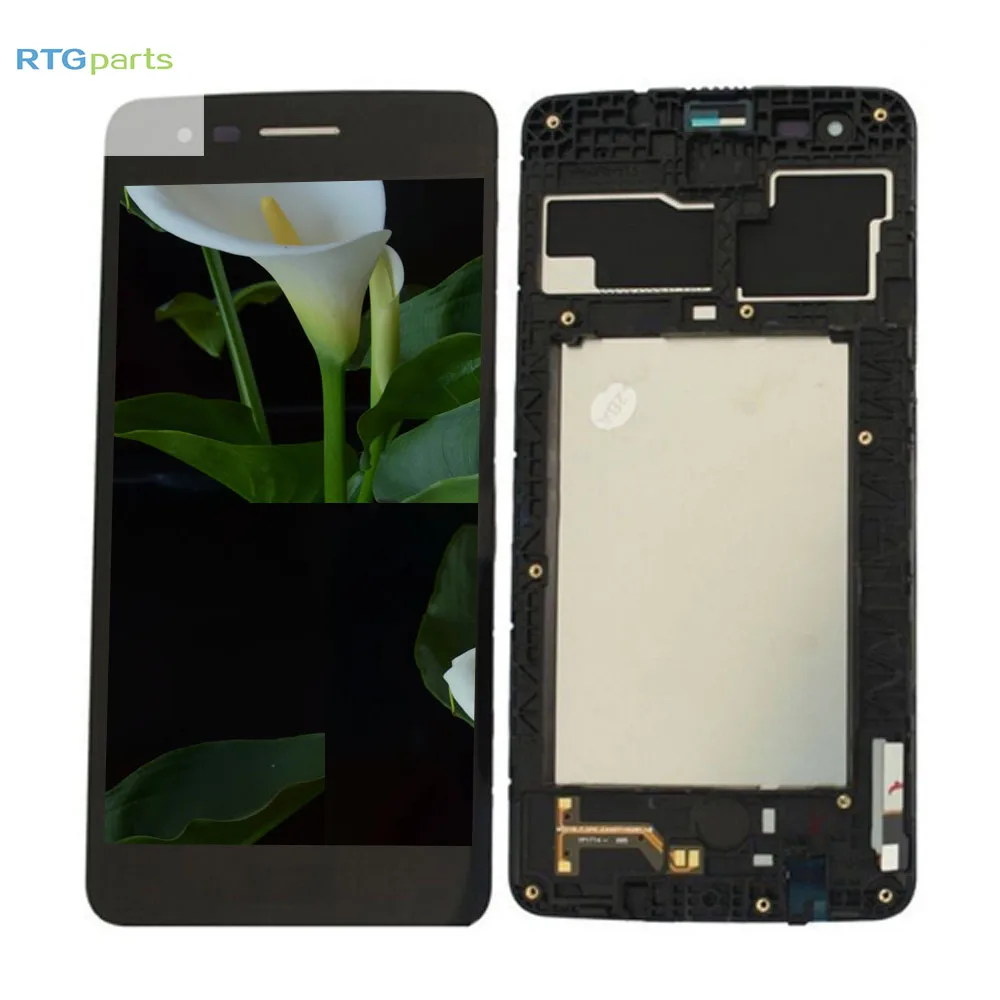 

RTGparts LCD Touch Screen Digitizer Assembly with Frame For LG k8 2018 M-X210ULMG, Fortune 2 LM-X210CM K8+ K9