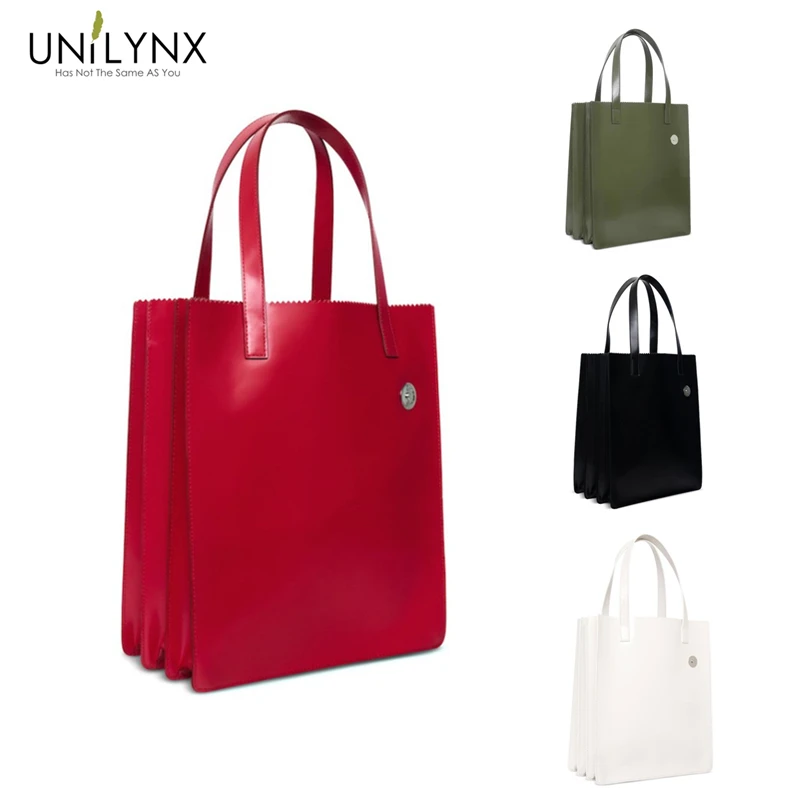 

UNILYNX Leather Handbags Big Women Bag High Quality Casual Female Bags Trunk Tote Shoulder Bag Ladies Large Bolsos messenger bag