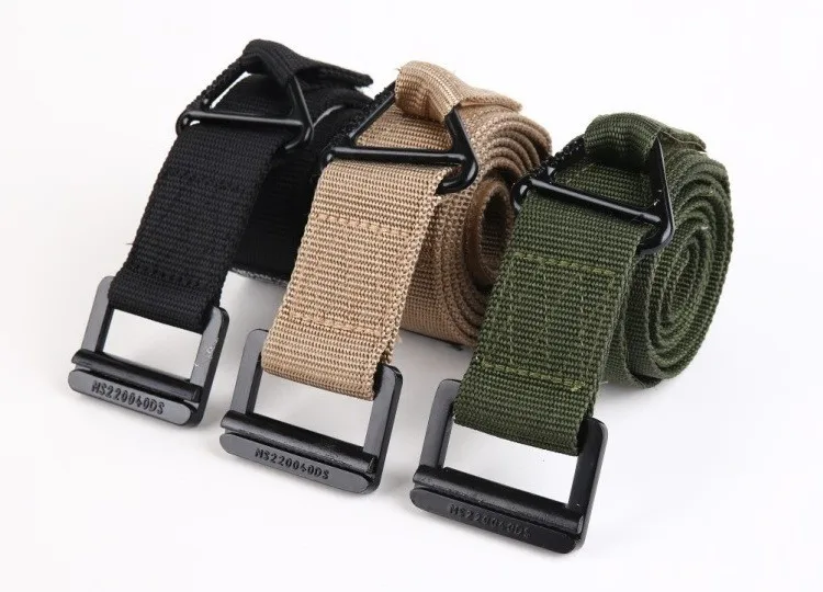 

Military Equipment Tactical Belt Men Combat Outdoor Nylon Military Belts Adjust Hunt Emergency Rigger Survival