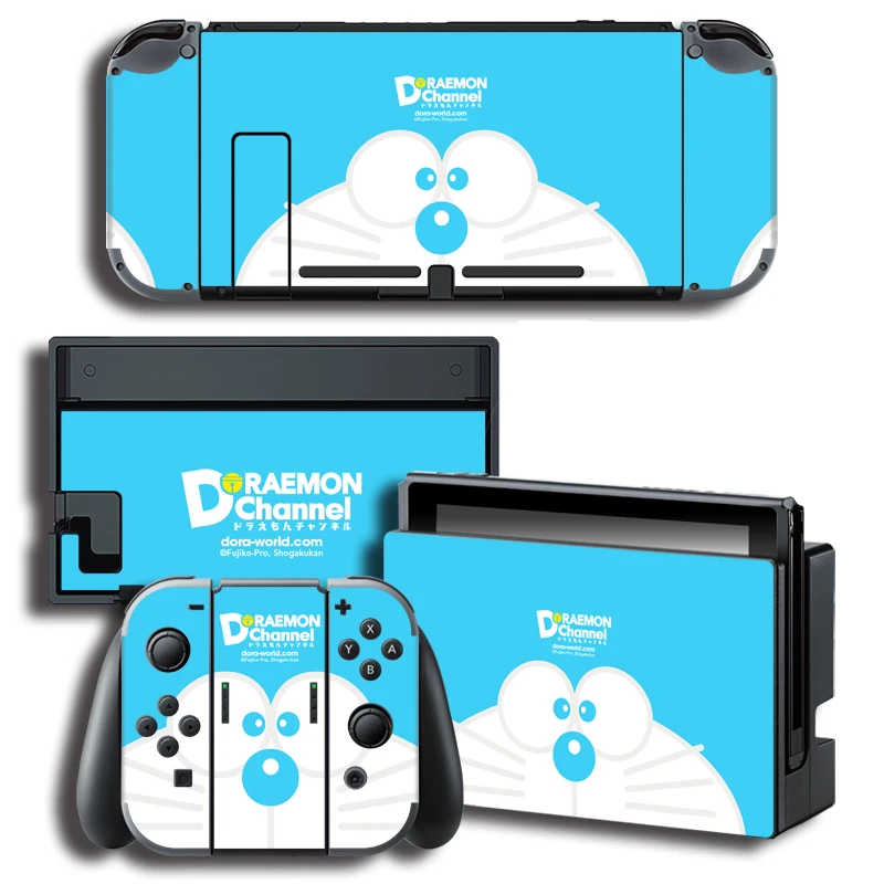 Виниловая обложка наклейка кожаная для Doraemon skins игровой консоли Nintendo Switch + на