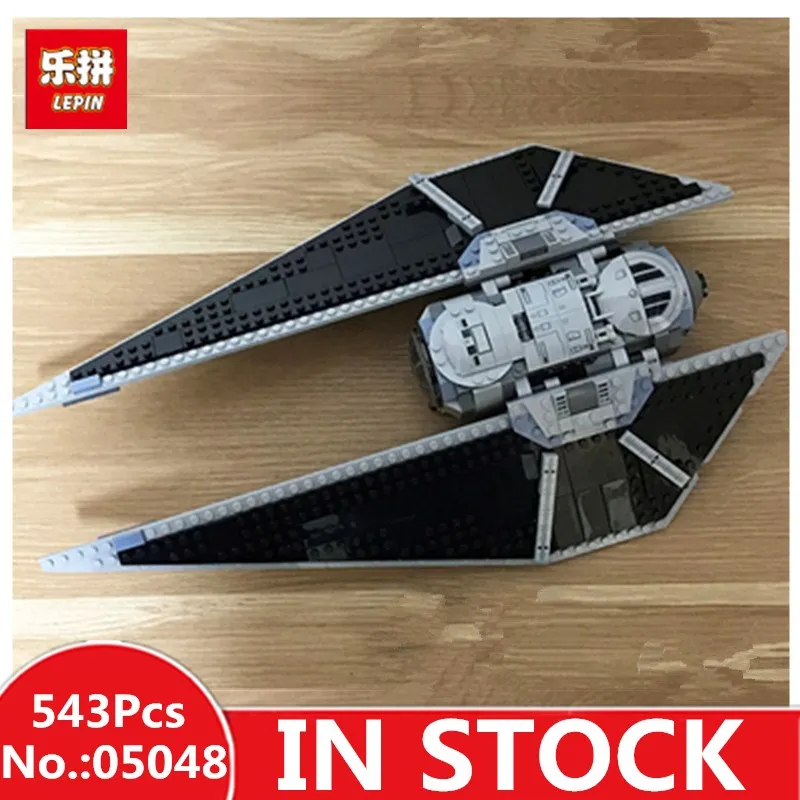 

IN STOCK 543Pcs 05048 Lepin Star TIE Striker wars Model Educational Building Kits Clone Blocks Bricks Compatible Children Toys
