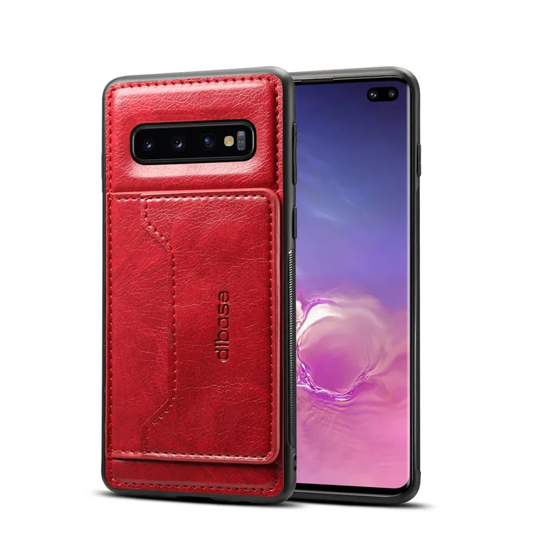 Магнитный кожаный чехол для samsung Galaxy S10 плюс S9 S8 S10E M10 A8 A9 A6 A7 Примечание 10 10+ 9 8 чехол-бумажник для телефона с отделениями для карточек