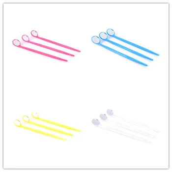 

10Pcs Disposable Mouth Exam Reflector Mirrors Plastic Anti-fog Lens Dental Tooth Whitening Instrument Oral Hygiene Care Tool