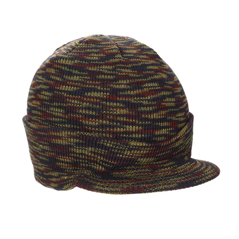 

New Women's Men's Hat Fashion Autumn Winter Warm Men Women Knitted Beanie Skiing Cap Boys Girls Casual Army Visor Hats Gifts