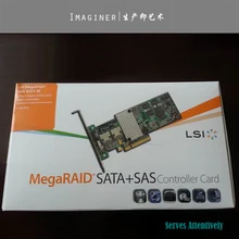 LSI MegaRAID внутренняя низкая мощность SATA/SAS 9261-8i 6 ГБ/сек. PCI-Express 2,0 512 Мб встроенная карта памяти RAID контроллер, одиночная
