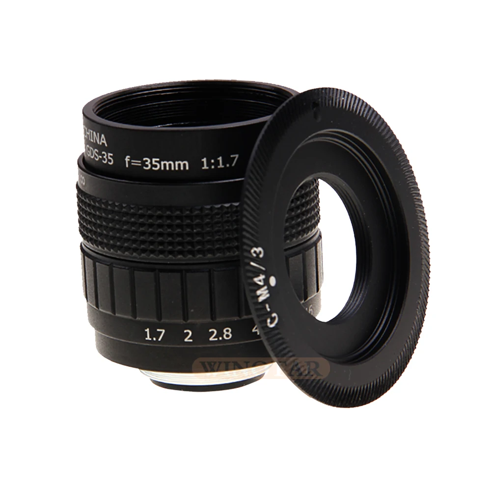 

Fujian 35mm F1.7 CCTV TV lens + C Mount for Micro 4/3 m4/3 Olympus EPL5 EPL7 OM-D EP2 EP3 EP6 EPL7 EPL6 EPL3 E-M5 E-M10 II