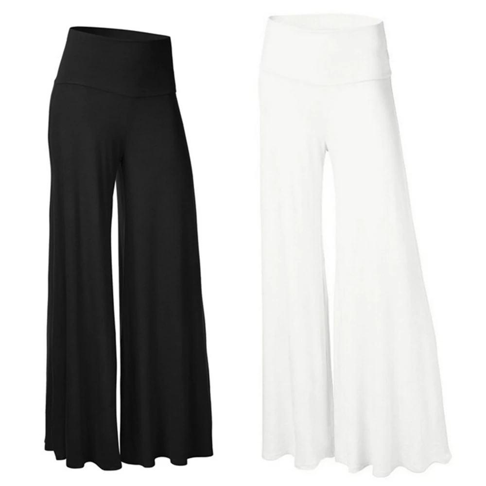 Wide leg polyester trousers Clearance