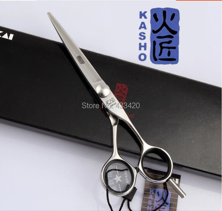

Kasho KIV 5.5 or 6.0 inch Cutting Scissors /Hair Shears / Barber Scissors / Hairdressing Scissors made of SUS440C