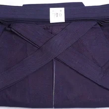 Хлопок хакама натуральный завод с синей эмалью Кендо Хакама Боевые искусства брюки Iaido одежда для айкидо наивысшего качества 6000