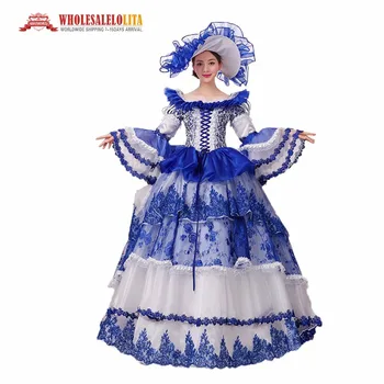 

Top Sale Masquerade Ball Gown Southern Rococo Belle Dress Theatrical Vestido Dresses Rococo