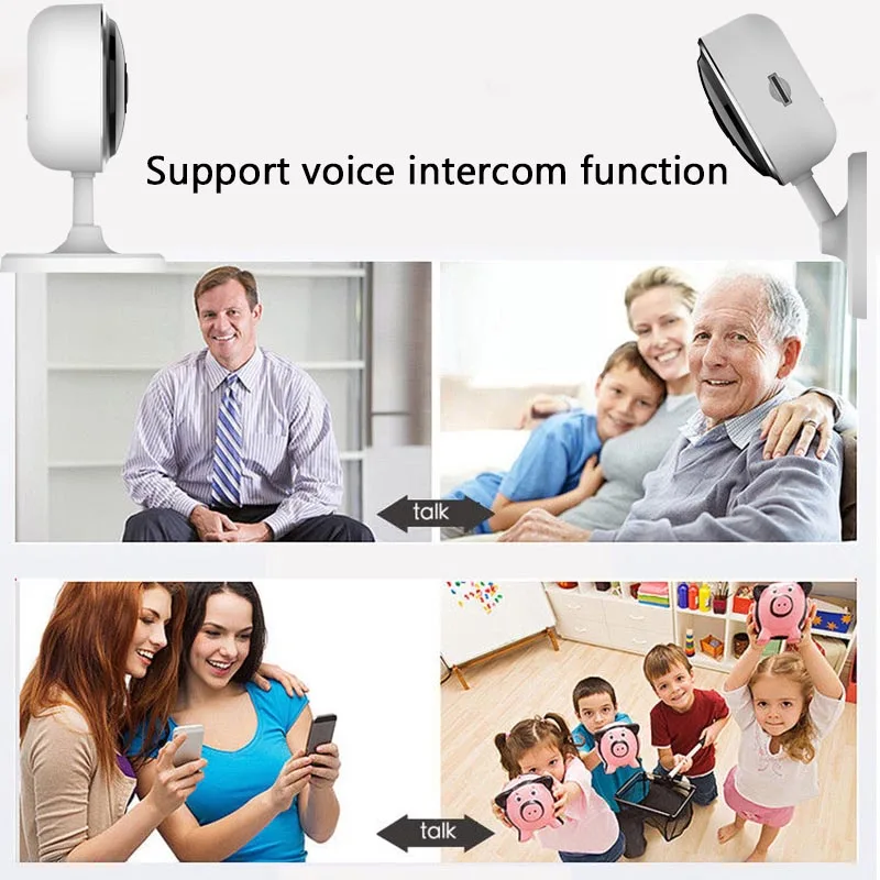 

3D HD Camera 180 Degree Security IP Camera Wireless Monitor Infrared Night Vision JFlyer