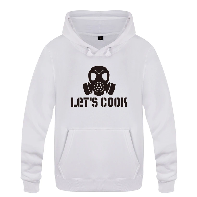 LETS COOK BREAKING BAD Hoodies Men 2018 Men's Pullover Fleece Hooded Sweatshirts | Мужская одежда