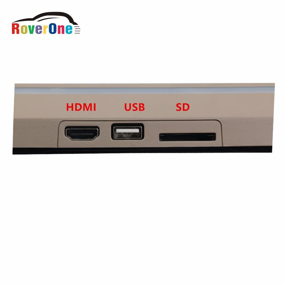 RoverOne 1" 12 В все в одном светодиодный HDMI Автомобильный потолочный плеер откидной автобус монитор тренера потолочное крепление накладная развлекательная система