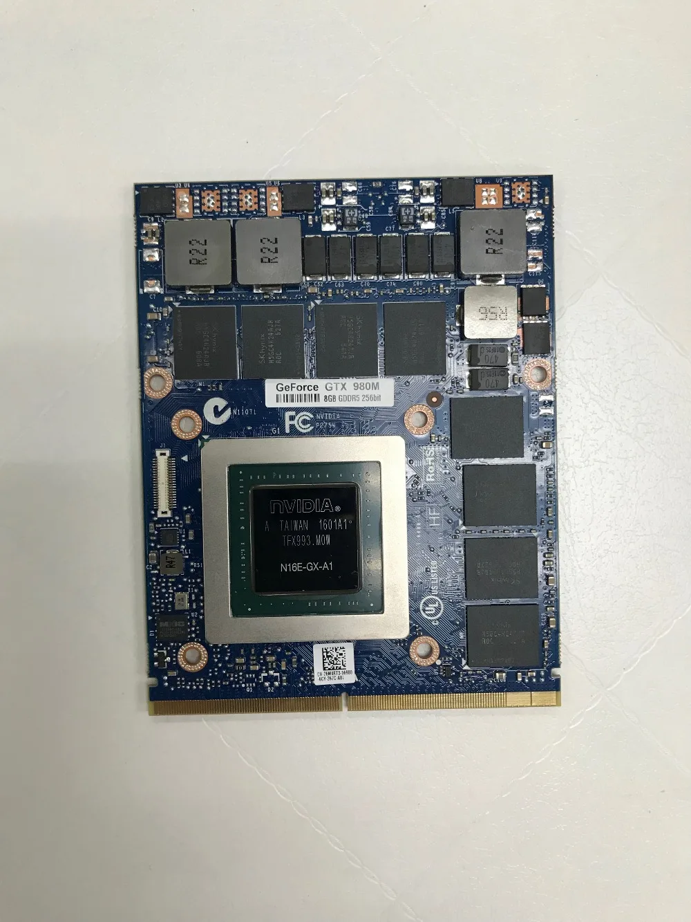 Оригинальная графическая карта GTX 980M GTX980M SLI X-Bracket N16E-GX-A1 8GB GDDR5 MXM для Dell Alienware MSI |