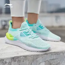 Li-Ning Frauen WINDRIDER Lifestyle Schuhe Atmungsaktiv Mono Garn Kissen Futter Stilvolle Sport Schuhe Turnschuhe SAMJ19