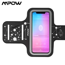 Mpow спортивный нарукавный чехол для iPhone X, модный держатель для iPhone, чехол на руку для смартфона, сотового телефона, ручная сумка с карманом для карт