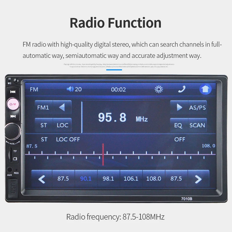 Central Multimidia Auto 2din Double 2 Din 7'' Touch Screen Bluetooth Radio MP3 MP5 Music Video Player Car Multimedia Autoradio Central Multimidia Auto 2din Double 2 Din 7'' Touch Screen Bluetooth Radio MP3 MP5 Music Video Player Car Multimedia Autoradio