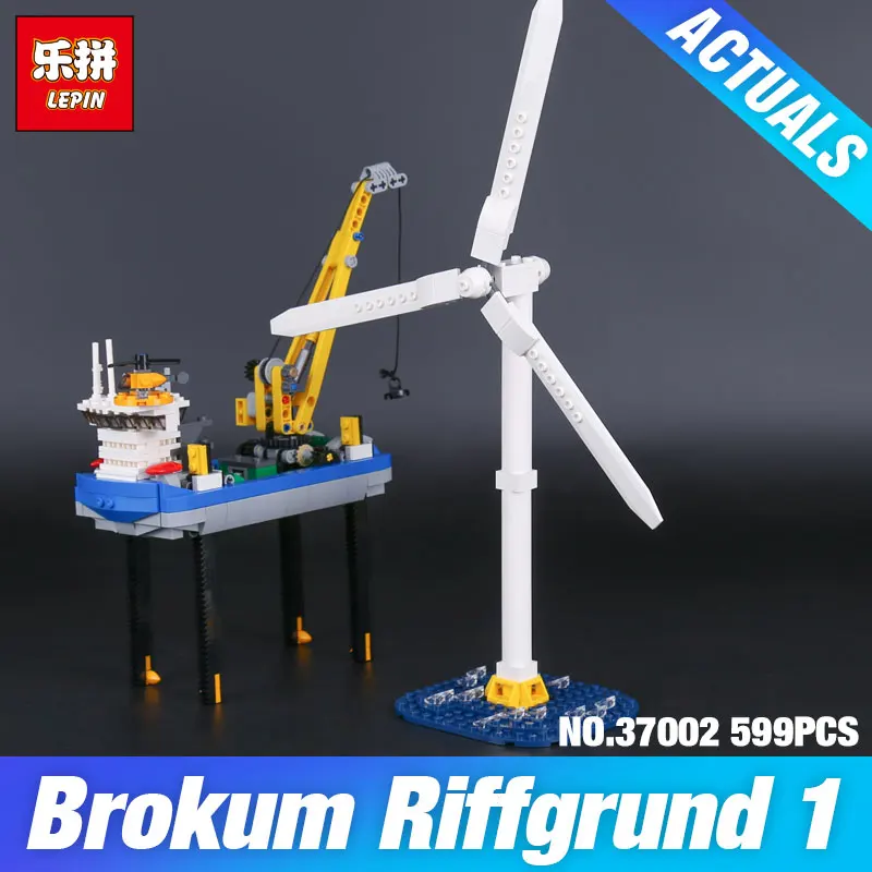 

Lepin 37002 599Pcs Genuine Creative Series The Borkum Riffgrund Set Building Blocks Bricks Educational Toys Model Gifts 4002015