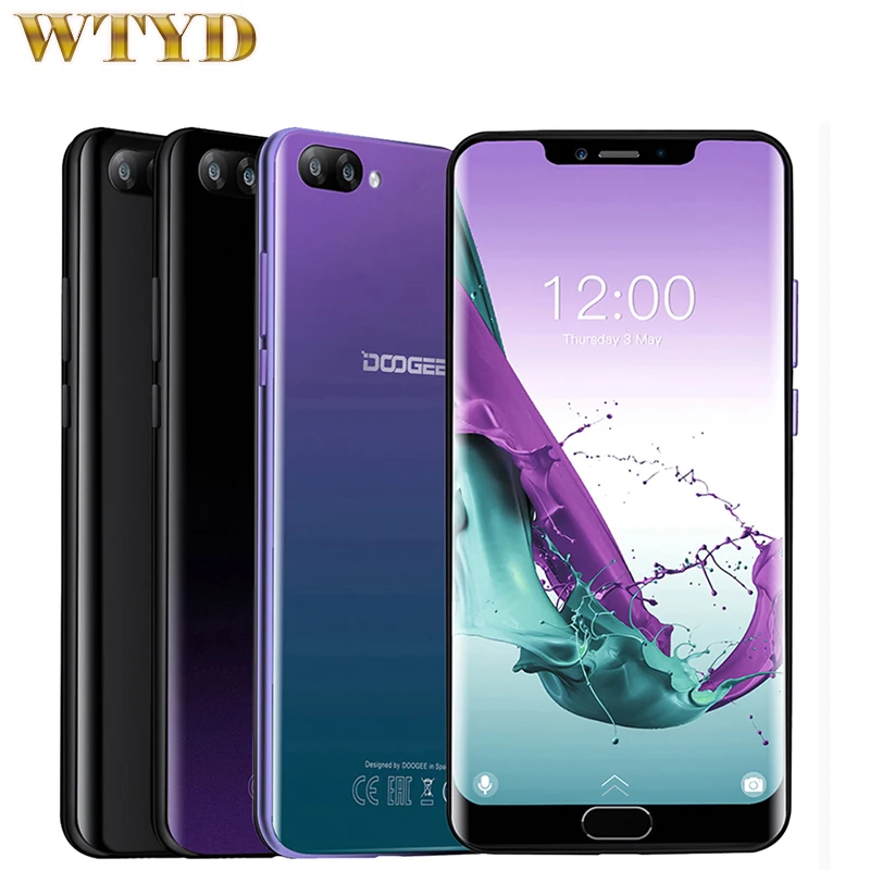 DOOGEE Y7 плюс смартфон 6 18 &quotMTK6757 Восьмиядерный 2 5 GHz GB Оперативная память 64 Гб