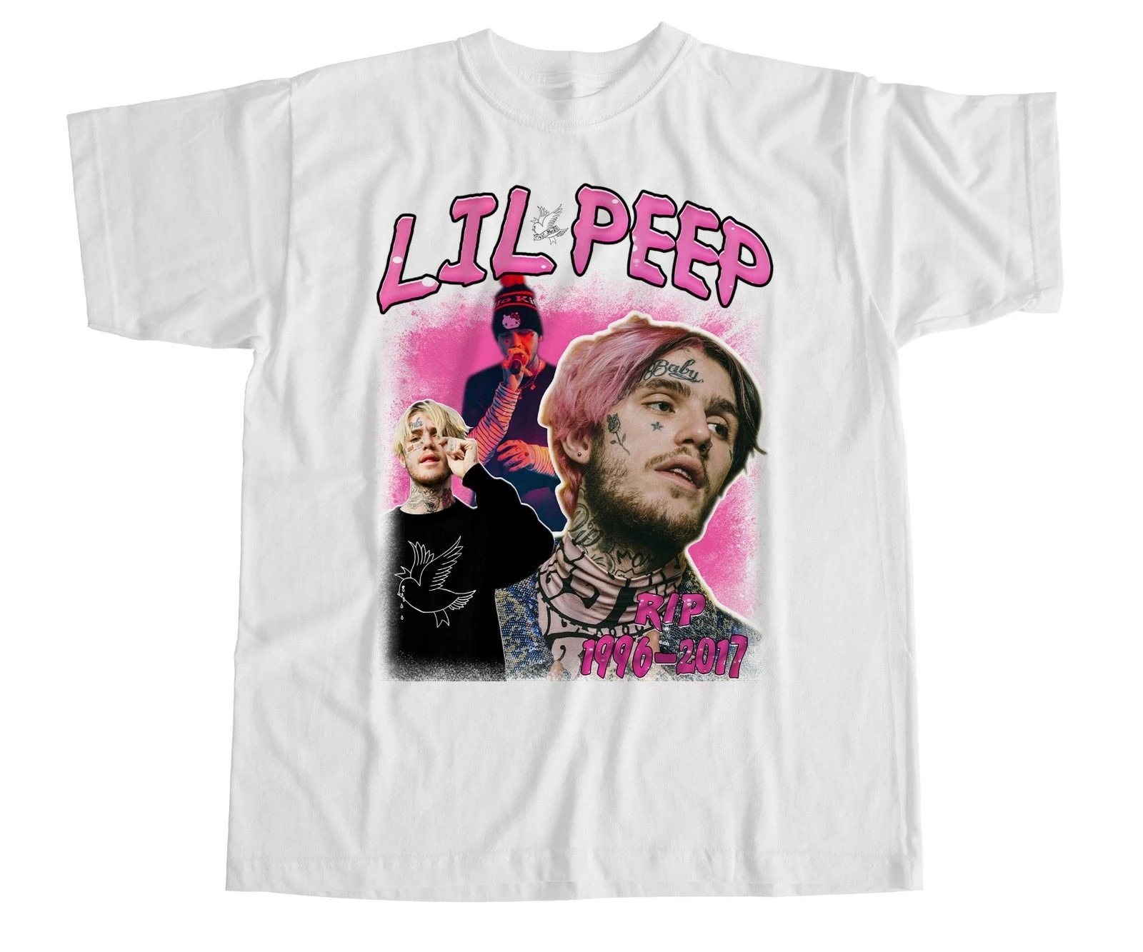Topo 71+ imagem blusa do lil peep rosa br.thptnganamst.edu.vn