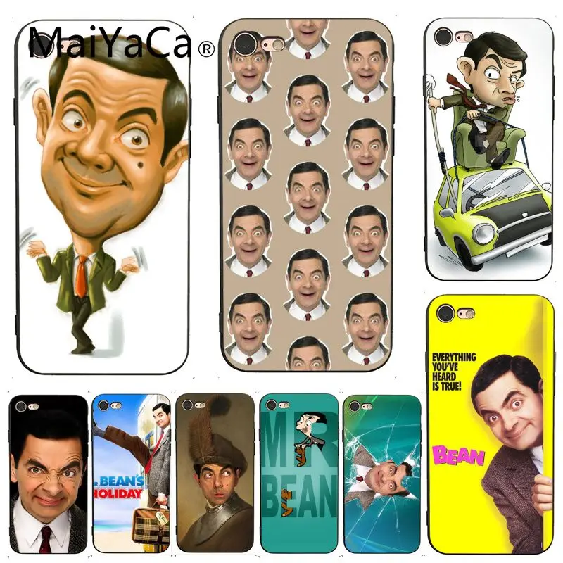 

MaiYaCa For iphone 7 Case Wayne Mr Bean Rowan Atkinson Bling Popular Soft Case for iPhone X 8 7 6 6S Plus X 5 5S SE XS XR Cases