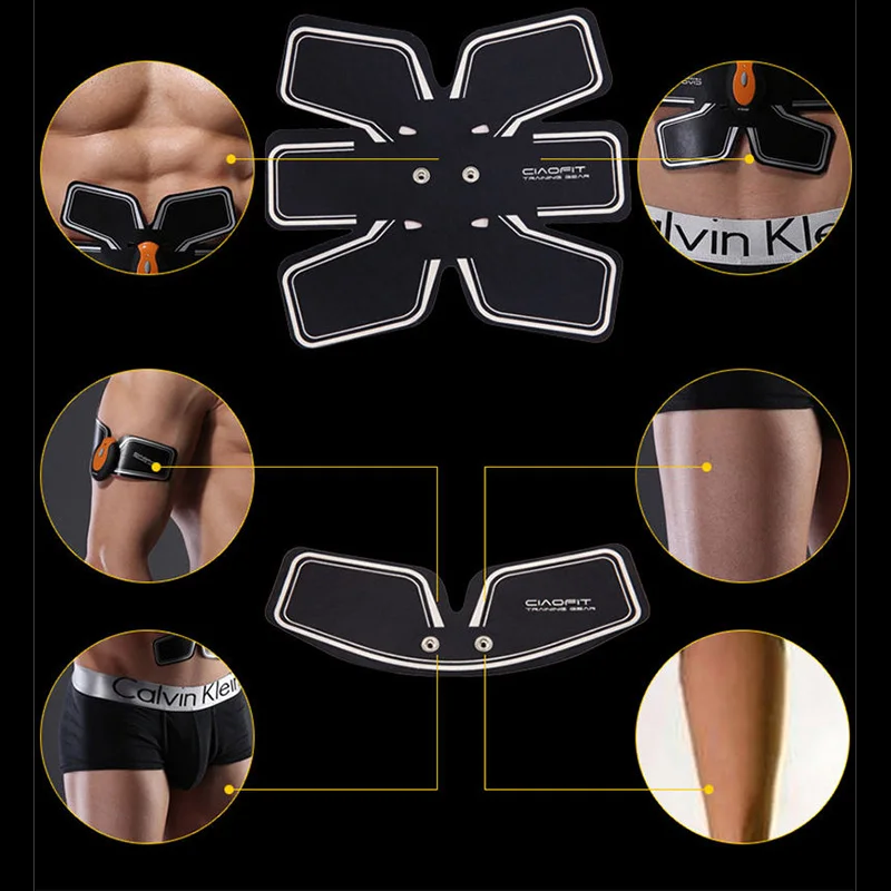Smart EMS Abdominal Muscle Stimulator Exerciser Trainer Device Muscles Intensive Training Weight Loss Slimming Massager Machine