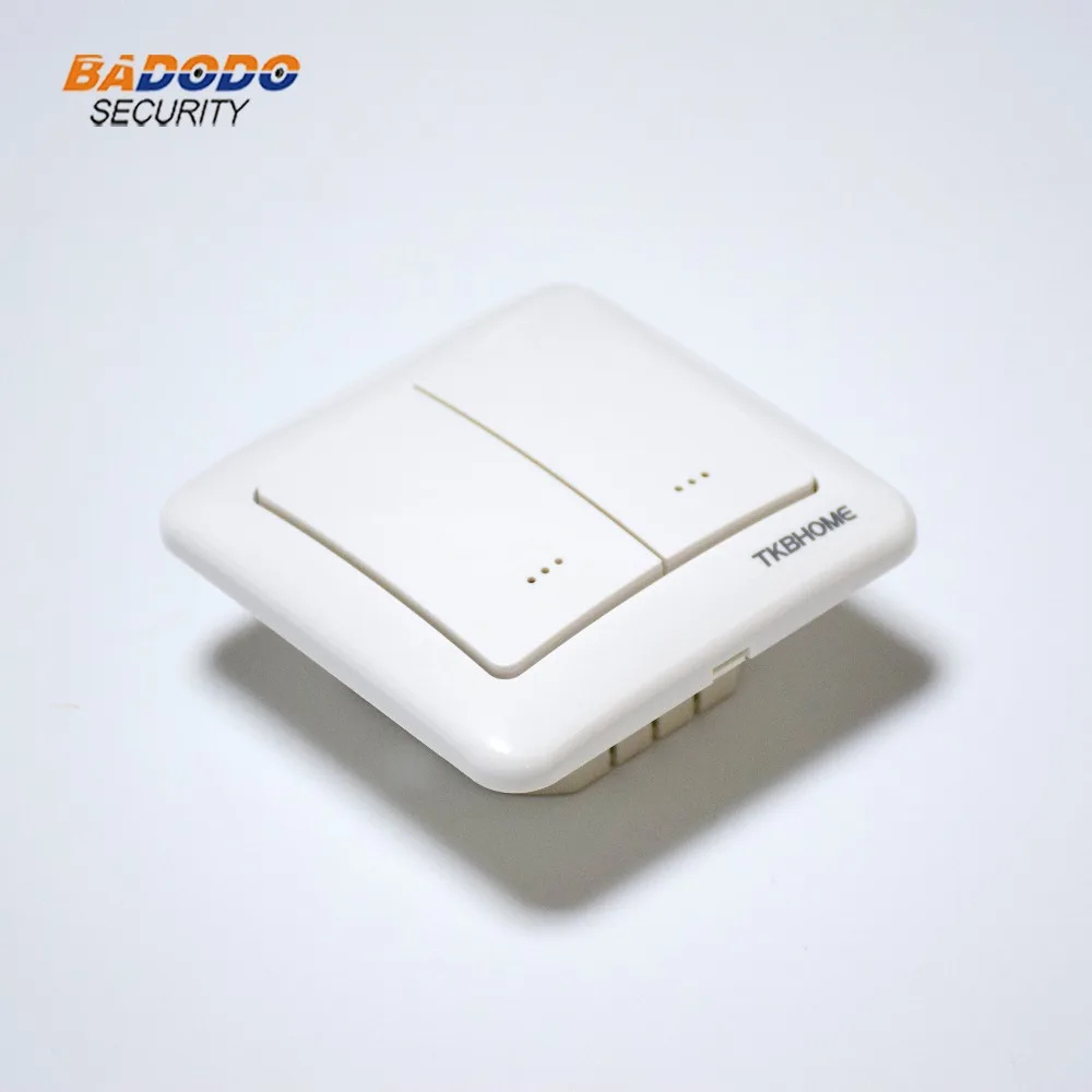 TKB Home TZ35D Z Wave Plus двойной настенный диммер с двойным веслом для ламп накаливания 80X80
