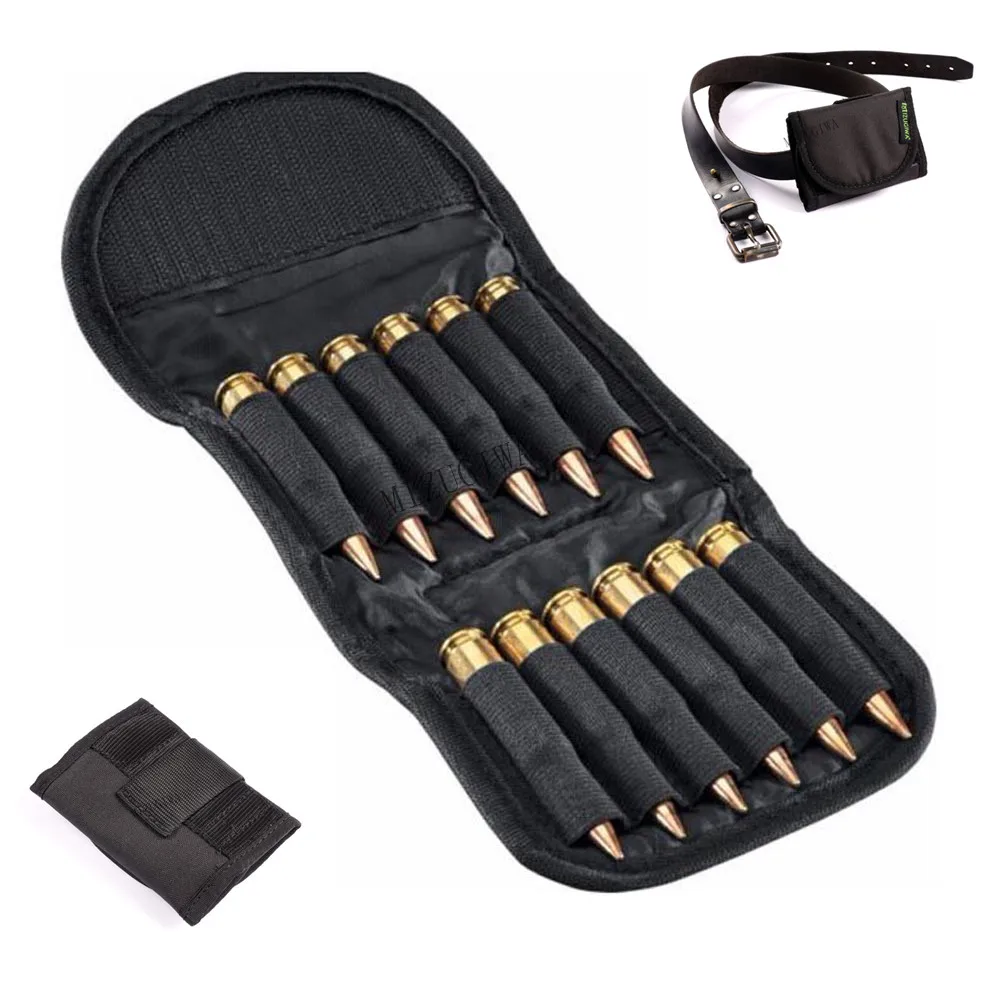MIZUGIWA Rifle Belt Foldable Ammo Carrier Bag Shotgun Bullet Holder
