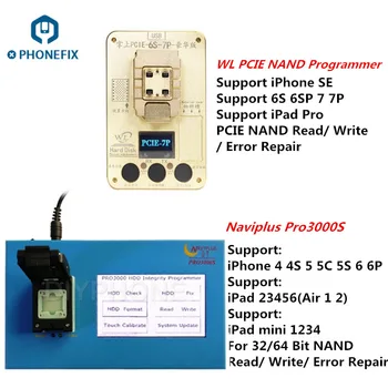 

PHONEFIX WL PCIE NAND Programmer Naviplus Pro3000S IP Box HDD SN Read Write Error Repair Tool For iPhone 4 5 6 6S 7 7P All iPad