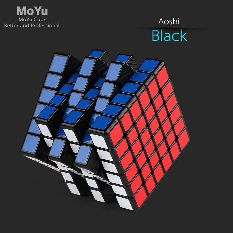 MoYu Aoshi GTS M 6X6X6 Магнитный магический куб moyu 6 слоев липкий магнит скоростные кубики