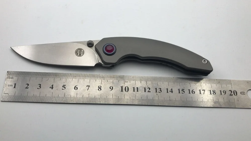 Новый Maxace YU Jentry Титан M390 керамический подшипник лезвия компактный нож для