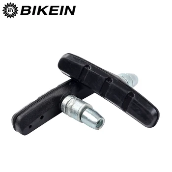 

BIKEIN 1 Pair Mountain Bike V-Brake Pads Blocks Cycling Road Bicycle Silent Durable Rubber V Brake Shoes Bicycle MTB Brake Parts