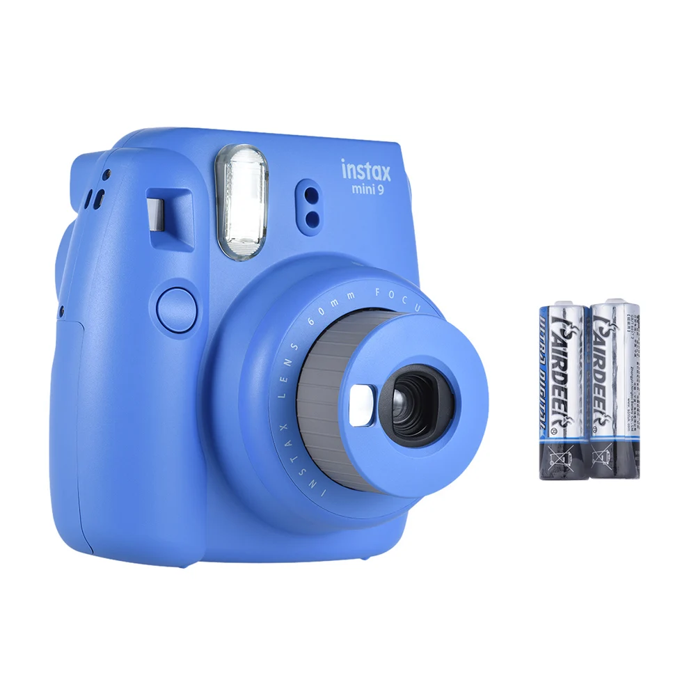 Пленка для камеры Fujifilm Instax Mini 9 Instant 5 цветов с зеркалом для селфи 2* Батарея Upgrated Mini 8 для Fujifilm Instax Mini