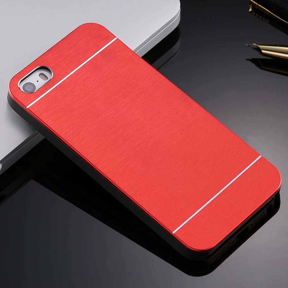 floveme 5s se алюминиевый корпус металлический корпус для iphone 5 5s 4 4s  se кисти кожа металл задняя крышка для iphone 5 s логотипом 4s se бренд  коке | Отзывы покупателей nazya.com