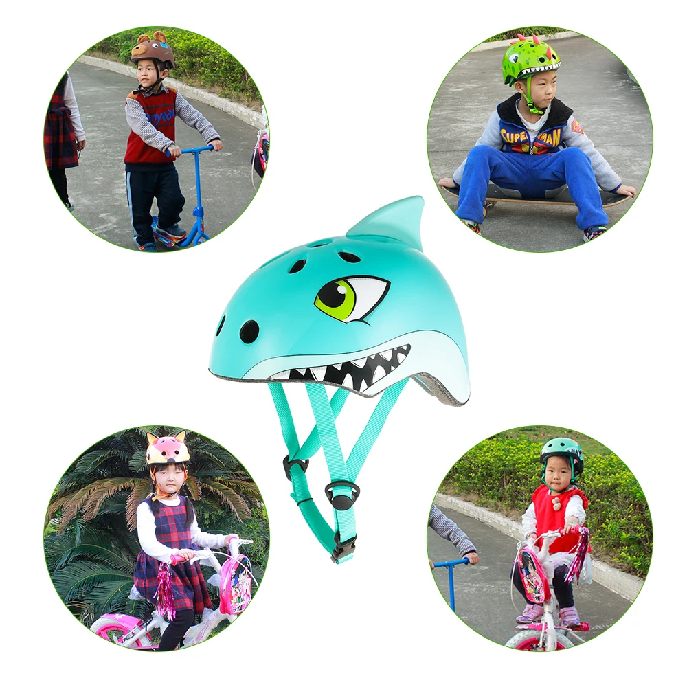 Animal Anak Sepeda Keselamatan Helm EPS Kartun Anak Olahraga Helm