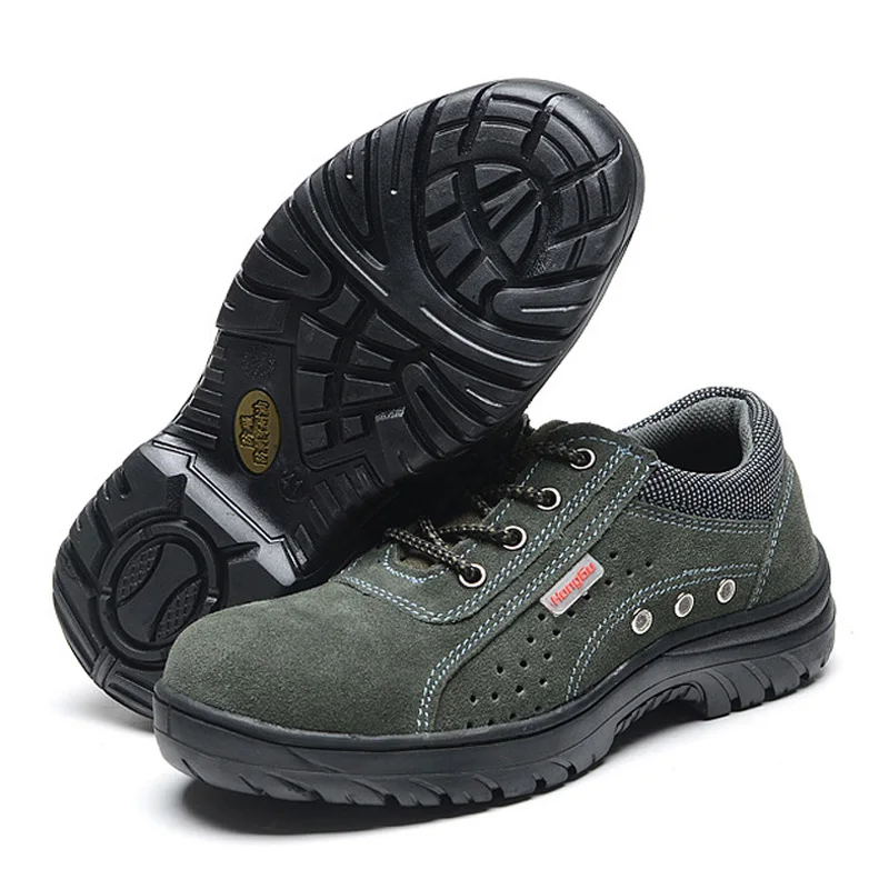 

Male Safety Work Boots Anti-smashing Puncture Safety Shoes Men Military Shoes Steel Toe Work Shoes Casual Sneaker Boots Men 39 S