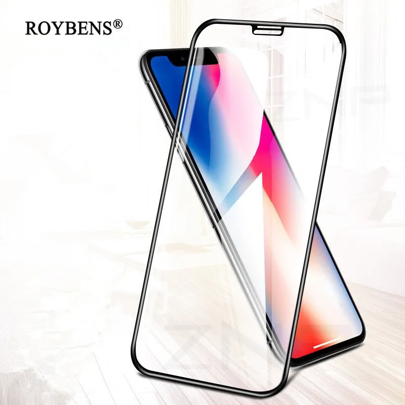 6D Curved Screen Protector For iPhone XS Max XR X Tempered Glass Front