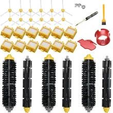 Replacement Filter And Brush Kit For Irobot Roomba 700 Series 760 770 780 790,(Accessory Kit Include 12 Filter,12 Side Brush,2 Replacement Filter And Brush Kit For Irobot Roomba 700 Series 760 770 780 790,(Accessory Kit Include 12 Filter,12 Side Brush,2