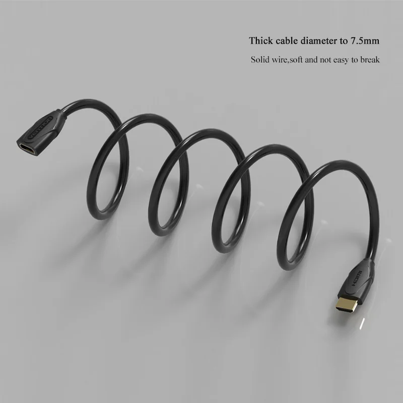 Удлинительный кабель Vention HDMI 1080p 1 4 В удлинитель для HD ТВ ЖК дисплея ноутбука PS3