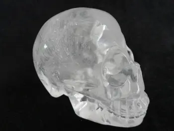 

fafa8866shun007 +++190g NATURAL SKULL White QUARTZ CRYSTAL Healing