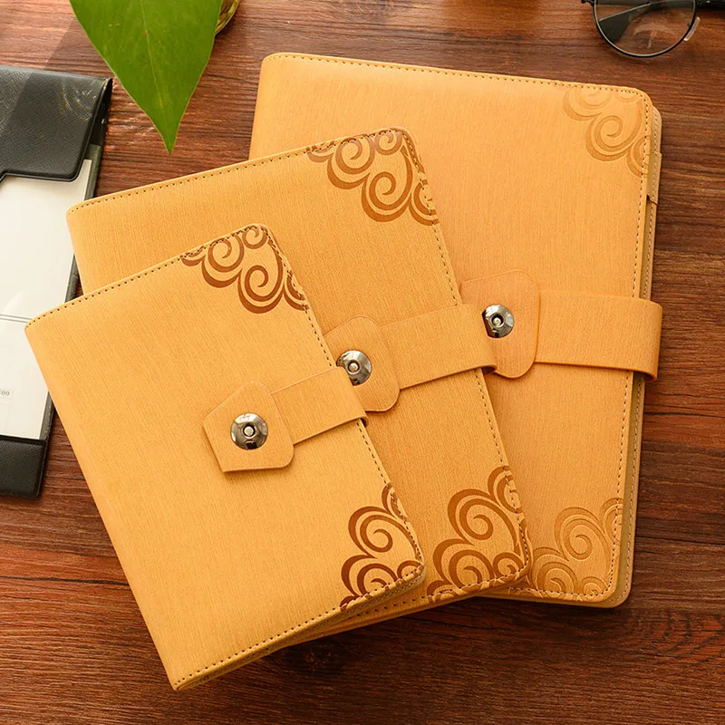 

Cheng Jia Brand Spiral Notebook Business Binder Leather Loose Leaf Paper Diary Journals Traveler Office School Exercise Book